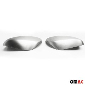 Toyota Land Cruiser Mirror Cover - Omac - Brushed Silver
